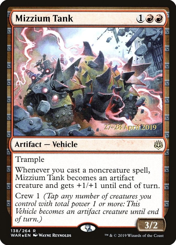 Image for Mizzium Tank (138) [Prerelease Cards] - Magic: The Gathering