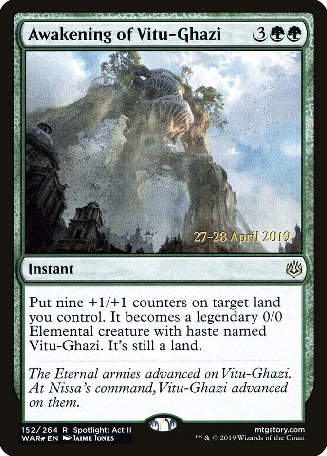 Image for Awakening of Vitu-Ghazi (152) [Prerelease Cards] - Magic: The Gathering