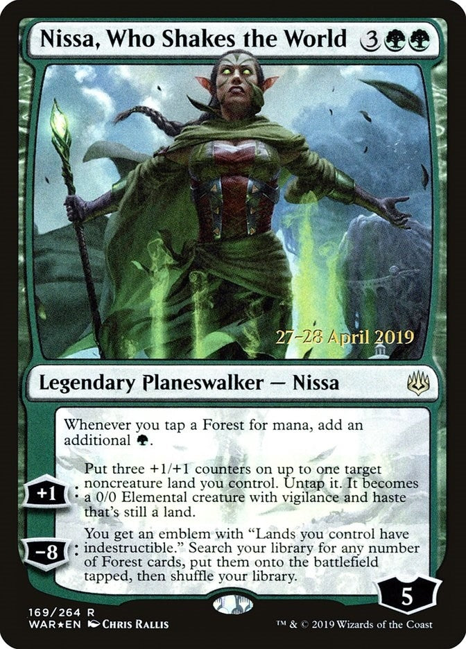 Image for Nissa, Who Shakes the World (169) [Prerelease Cards] - Magic: The Gathering