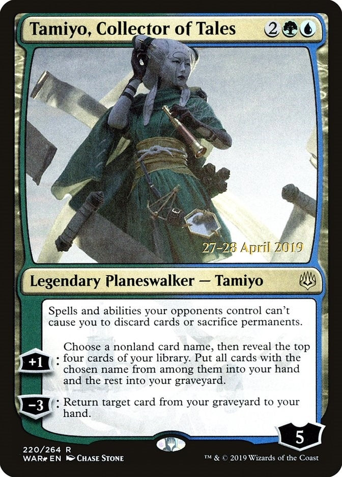 Image for Tamiyo, Collector of Tales (220) [Prerelease Cards] - Magic: The Gathering