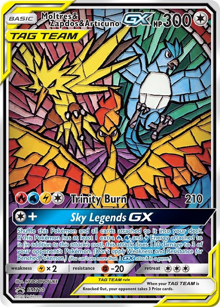 Image for Moltres & Zapdos & Articuno GX (SM210) [SM Promos] - Pokemon