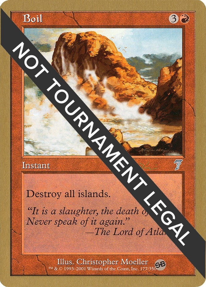 Image for Boil - 2001 Jan Tomcani (7ED) (SB) [World Championship Decks] - Magic: The Gathering