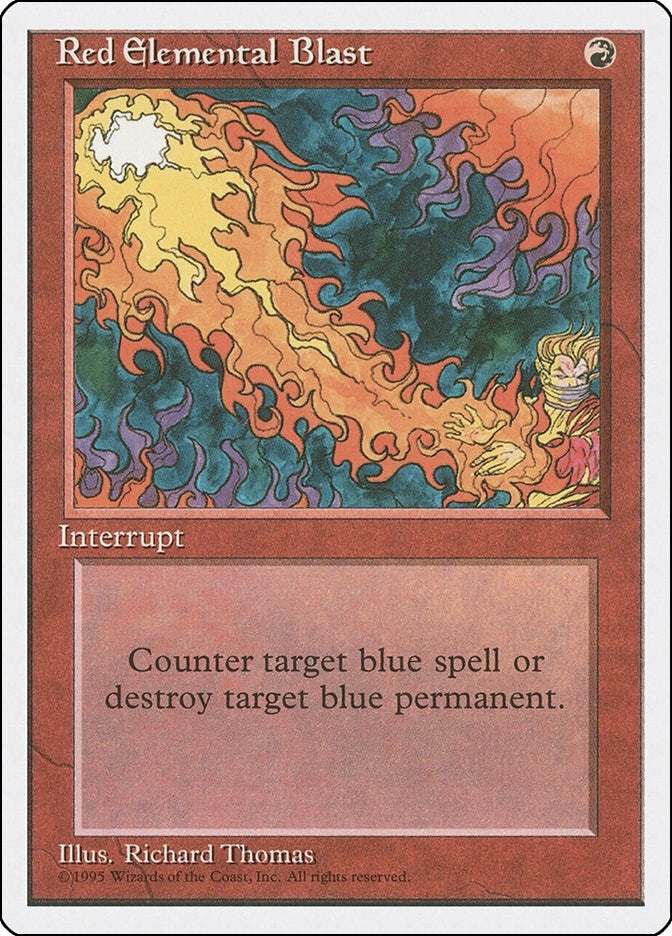 Image for Red Elemental Blast [Fourth Edition] - Magic: The Gathering