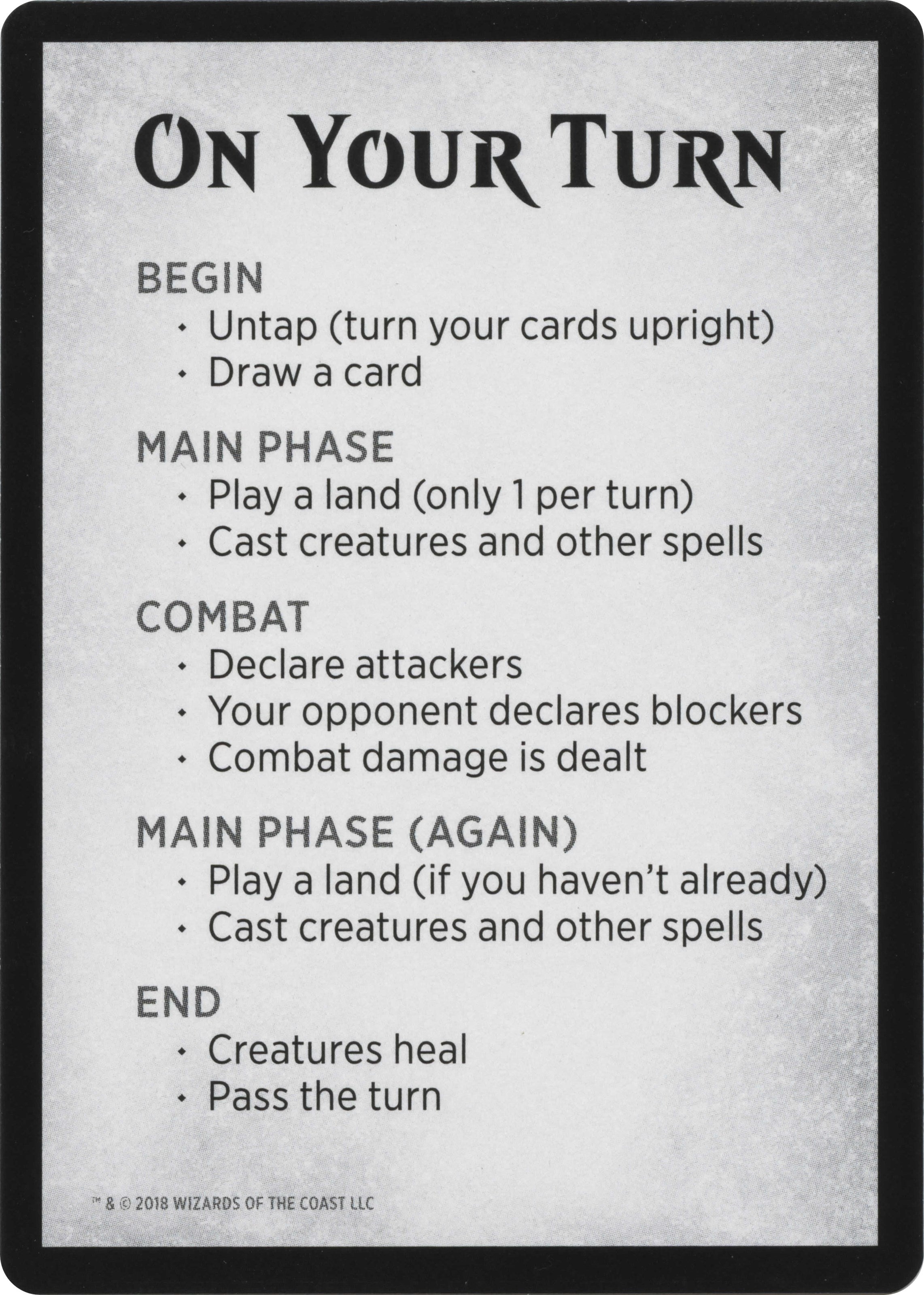 Image for Rules Card (WAR Bundle) [Unique and Miscellaneous Promos] - Magic: The Gathering