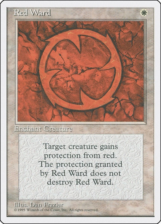 Image for Red Ward [Fourth Edition] - Magic: The Gathering