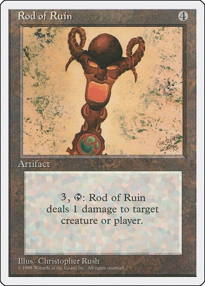 Image for Rod of Ruin [Fourth Edition] - Magic: The Gathering