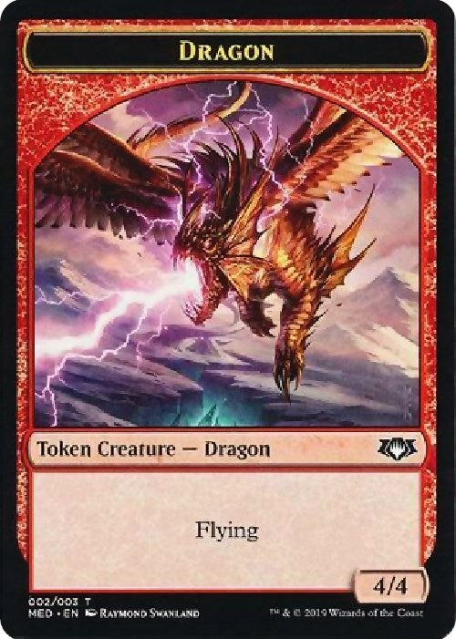 Image for Dragon Token (2) [Mythic Edition: War of the Spark] - Magic: The Gathering