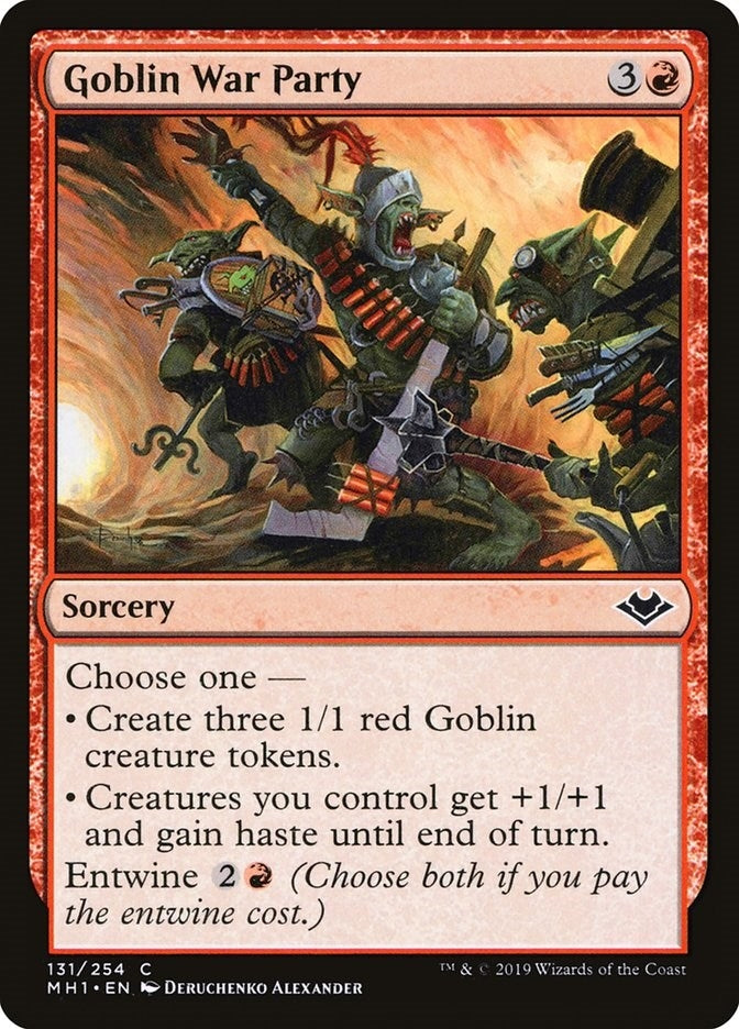Image for Goblin War Party (131) [Modern Horizons] - Magic: The Gathering