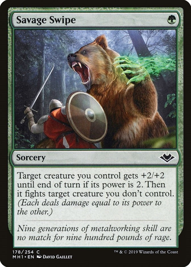 Image for Savage Swipe (178) [Modern Horizons] - Magic: The Gathering