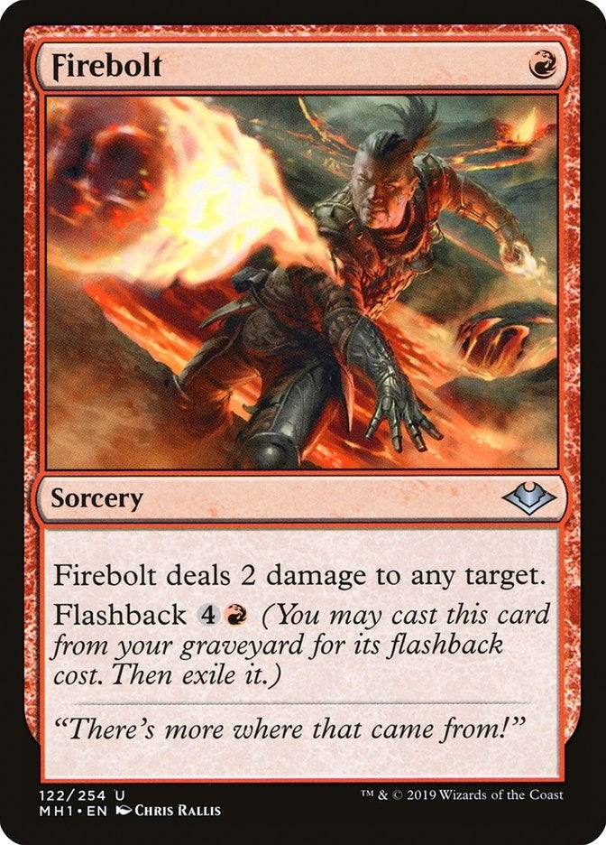 Image for Firebolt (122) [Modern Horizons] - Magic: The Gathering