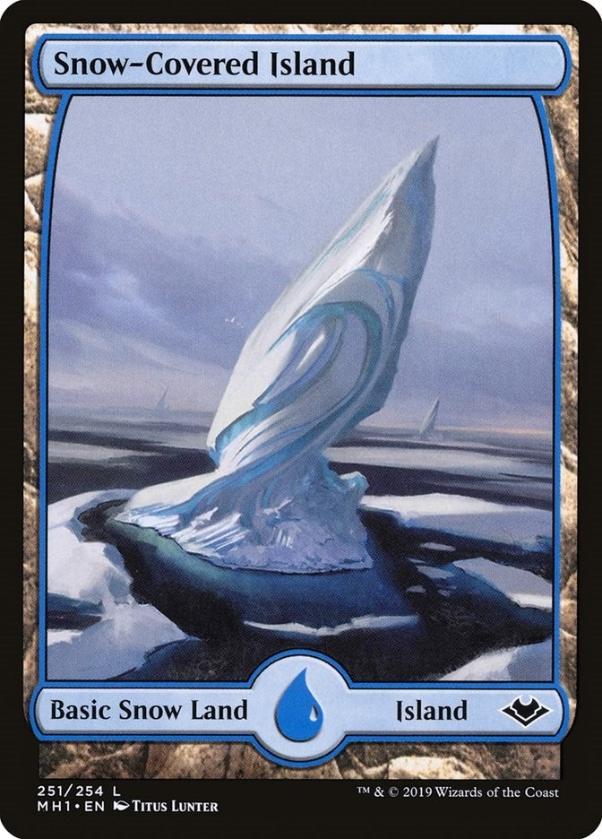 Image for Snow-Covered Island (251) [Modern Horizons] - Magic: The Gathering