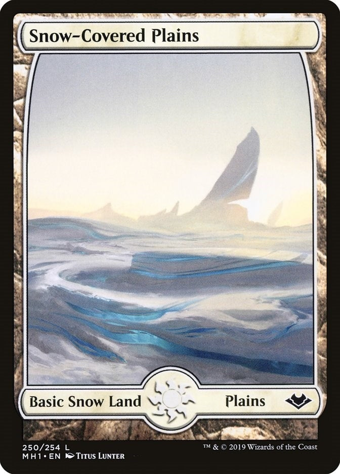 Image for Snow-Covered Plains (250) [Modern Horizons] - Magic: The Gathering