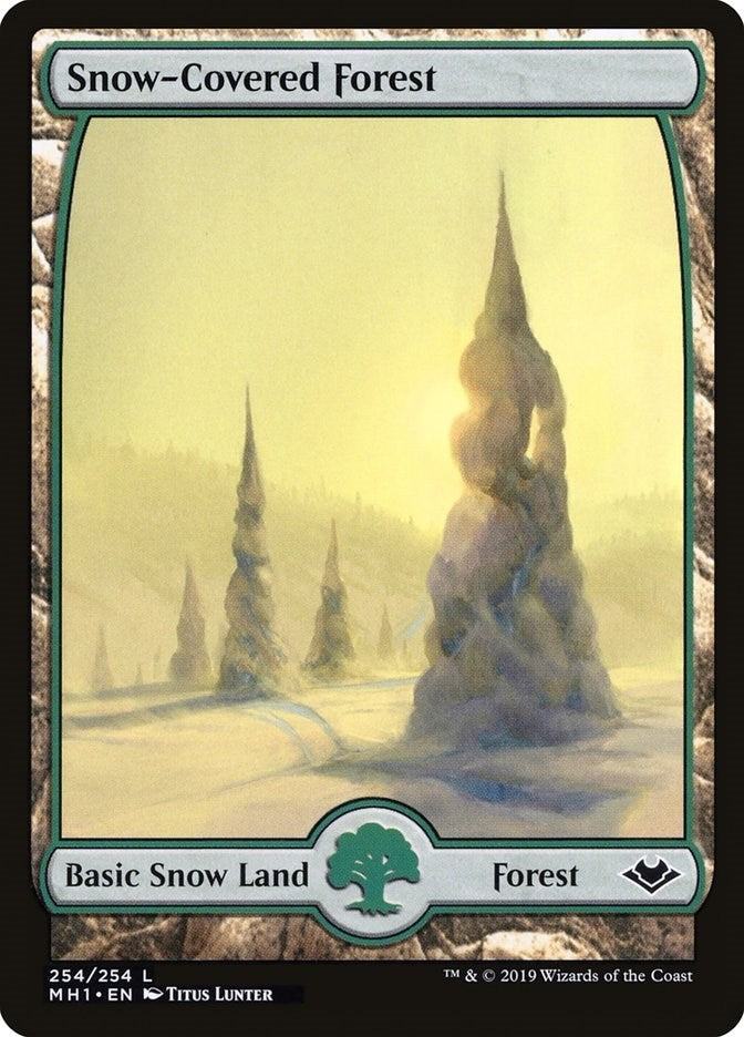 Image for Snow-Covered Forest (254) [Modern Horizons] - Magic: The Gathering