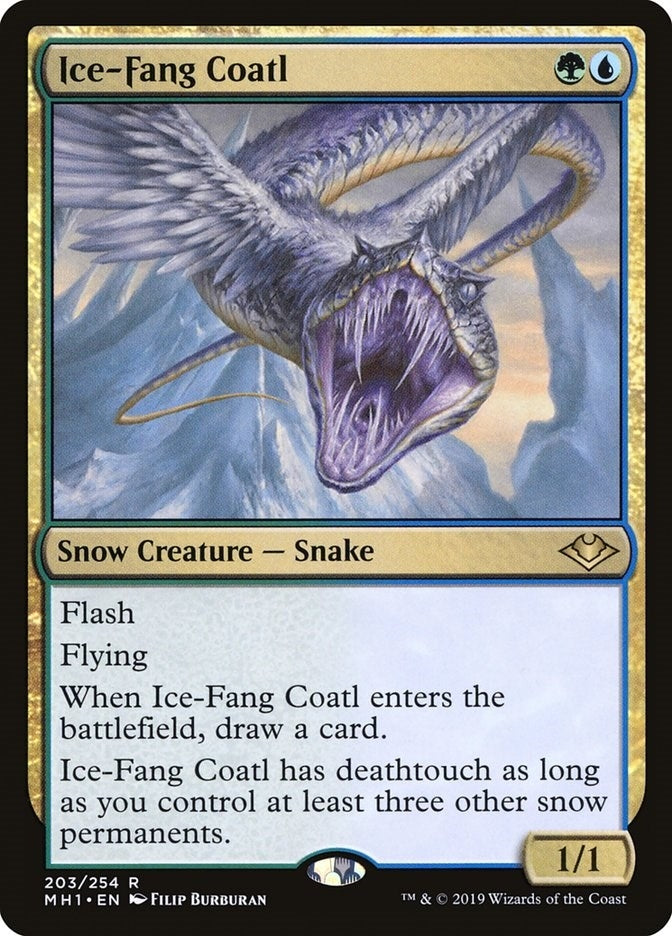 Image for Ice-Fang Coatl (203) [Modern Horizons] - Magic: The Gathering