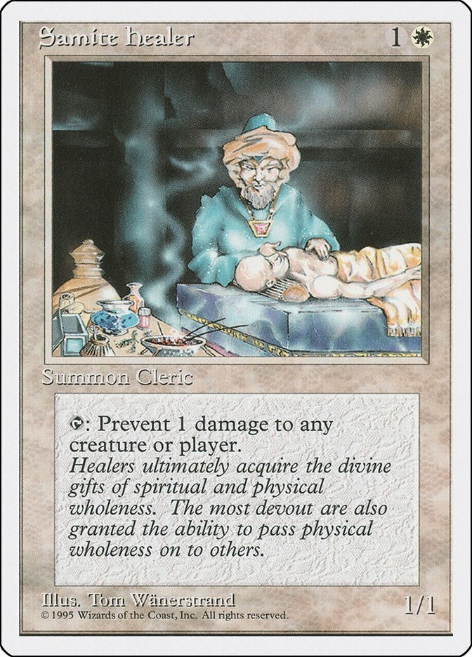 Image for Samite Healer [Fourth Edition] - Magic: The Gathering
