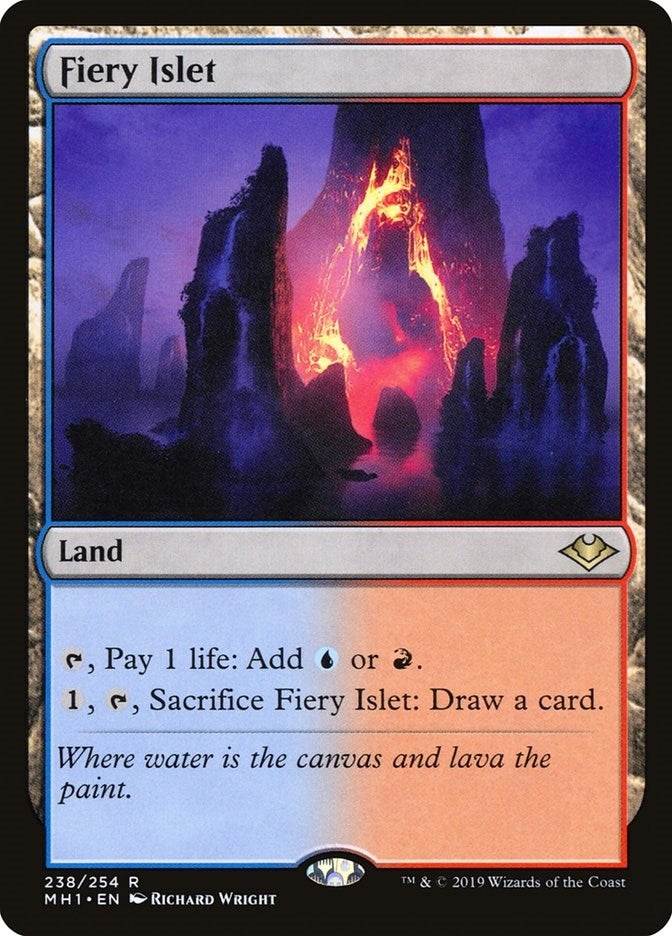 Image for Fiery Islet (238) [Modern Horizons] - Magic: The Gathering