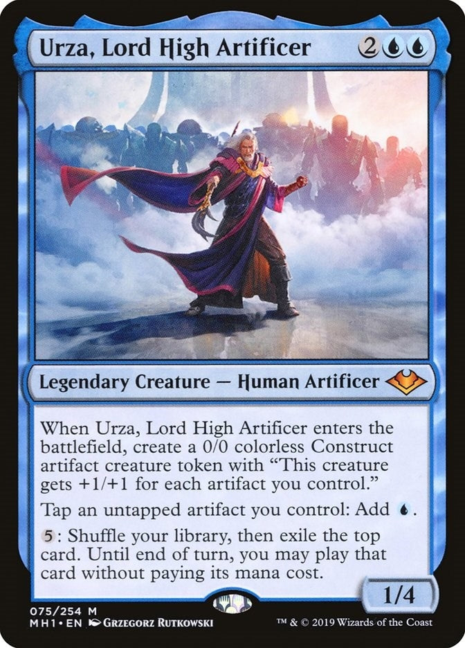 Image for Urza, Lord High Artificer (75) [Modern Horizons] - Magic: The Gathering