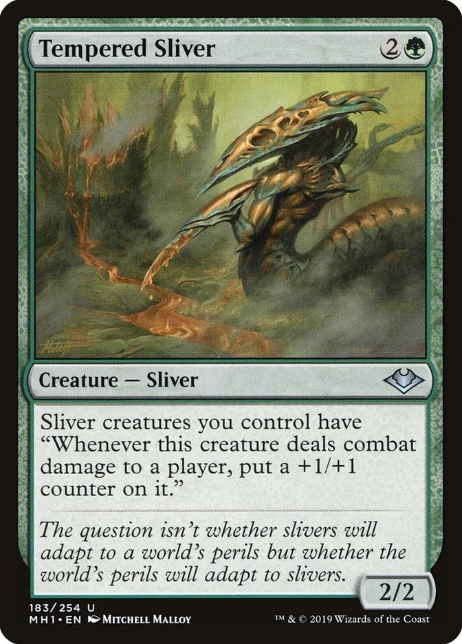Image for Tempered Sliver (183) [Modern Horizons] - Magic: The Gathering