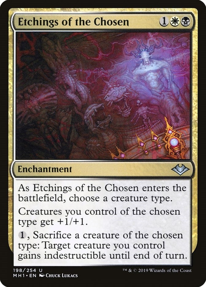 Image for Etchings of the Chosen (198) [Modern Horizons] - Magic: The Gathering