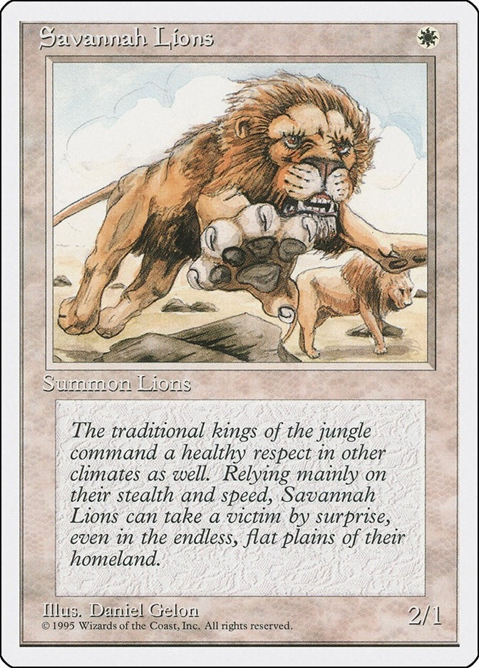 Savannah Lions [Fourth Edition]