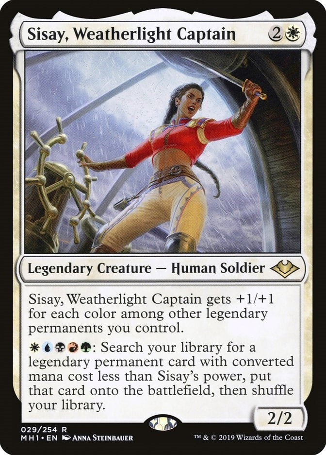 Image for Sisay, Weatherlight Captain (29) [Modern Horizons] - Magic: The Gathering