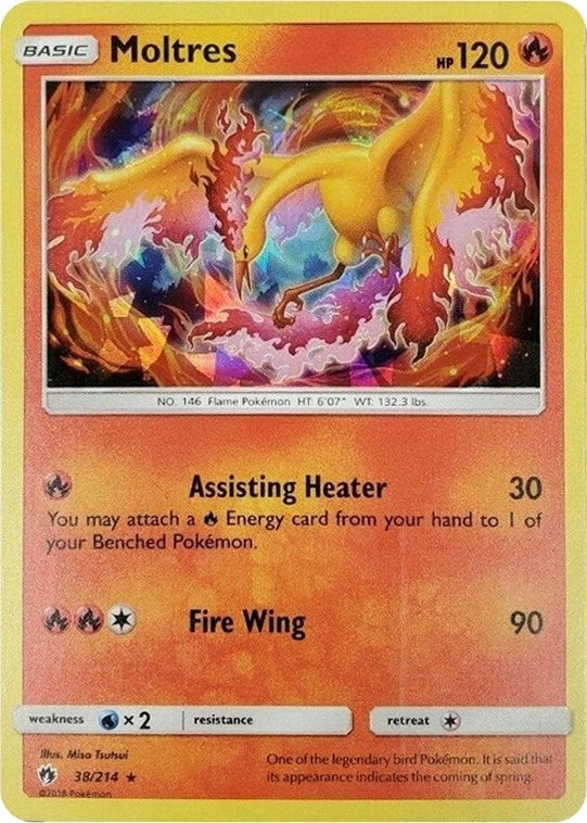 Image for Moltres - 38/214 (Cracked Ice Holo) (038/214) [Deck Exclusives] - Pokemon