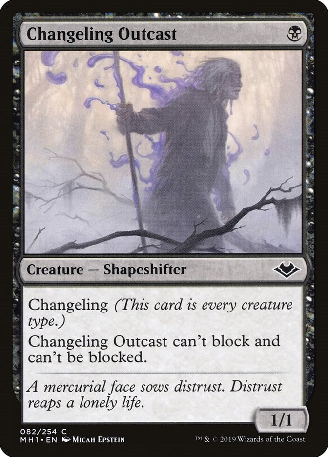 Image for Changeling Outcast (82) [Modern Horizons] - Magic: The Gathering