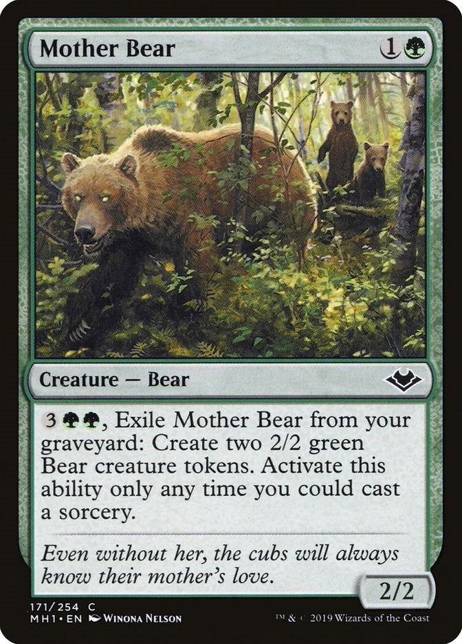Image for Mother Bear (171) [Modern Horizons] - Magic: The Gathering