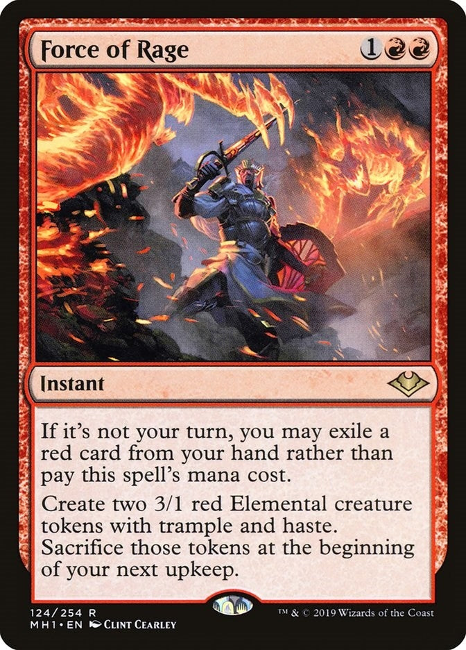 Image for Force of Rage (124) [Modern Horizons] - Magic: The Gathering