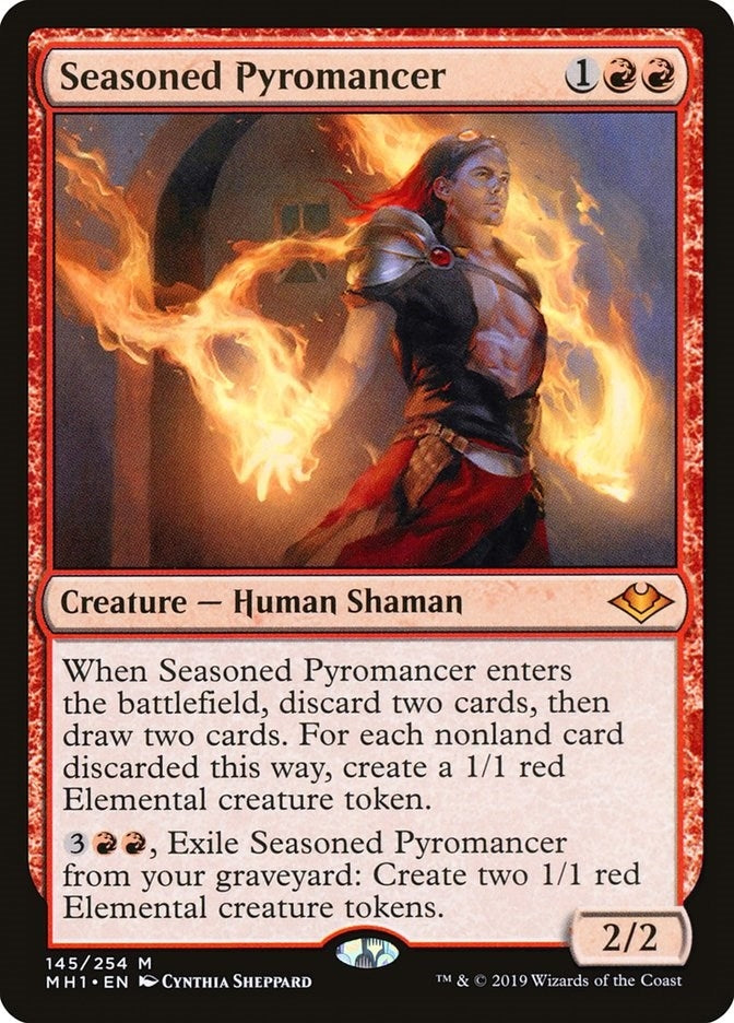 Image for Seasoned Pyromancer (145) [Modern Horizons] - Magic: The Gathering