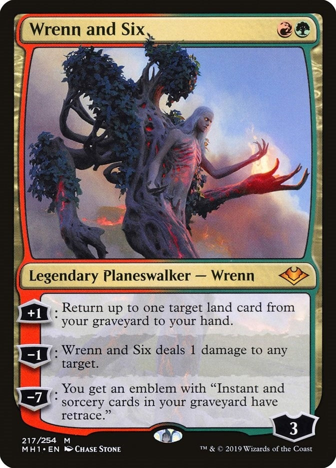 Image for Wrenn and Six (217) [Modern Horizons] - Magic: The Gathering