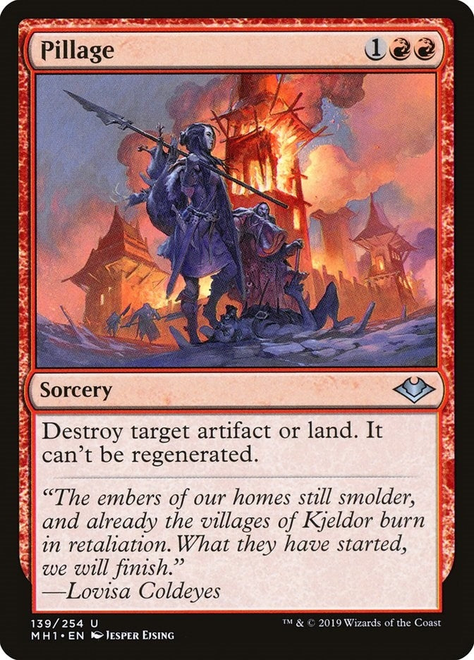 Image for Pillage (139) [Modern Horizons] - Magic: The Gathering