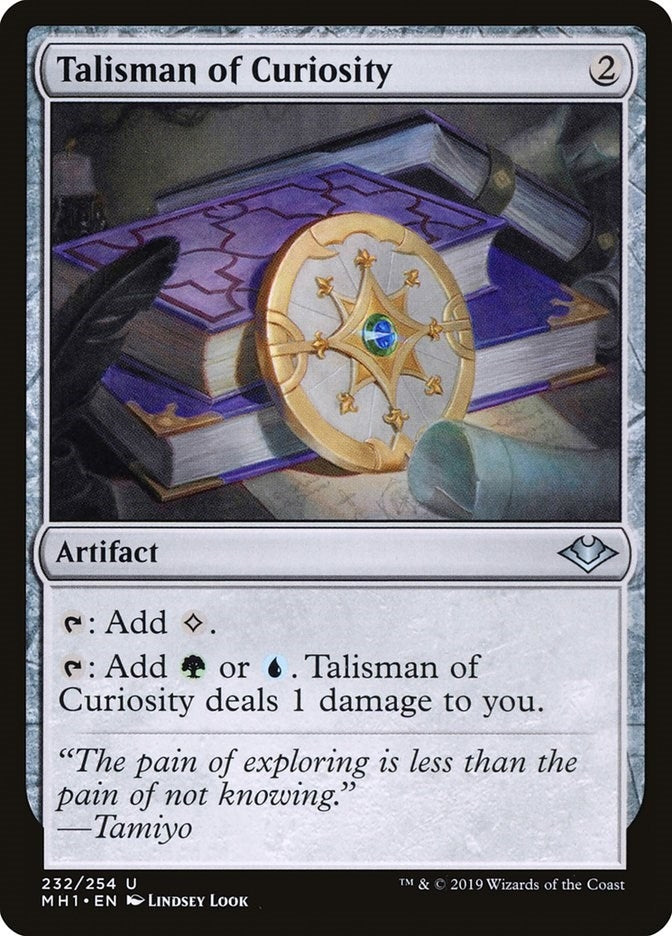 Image for Talisman of Curiosity (232) [Modern Horizons] - Magic: The Gathering