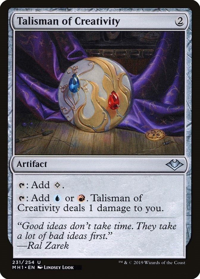 Image for Talisman of Creativity (231) [Modern Horizons] - Magic: The Gathering