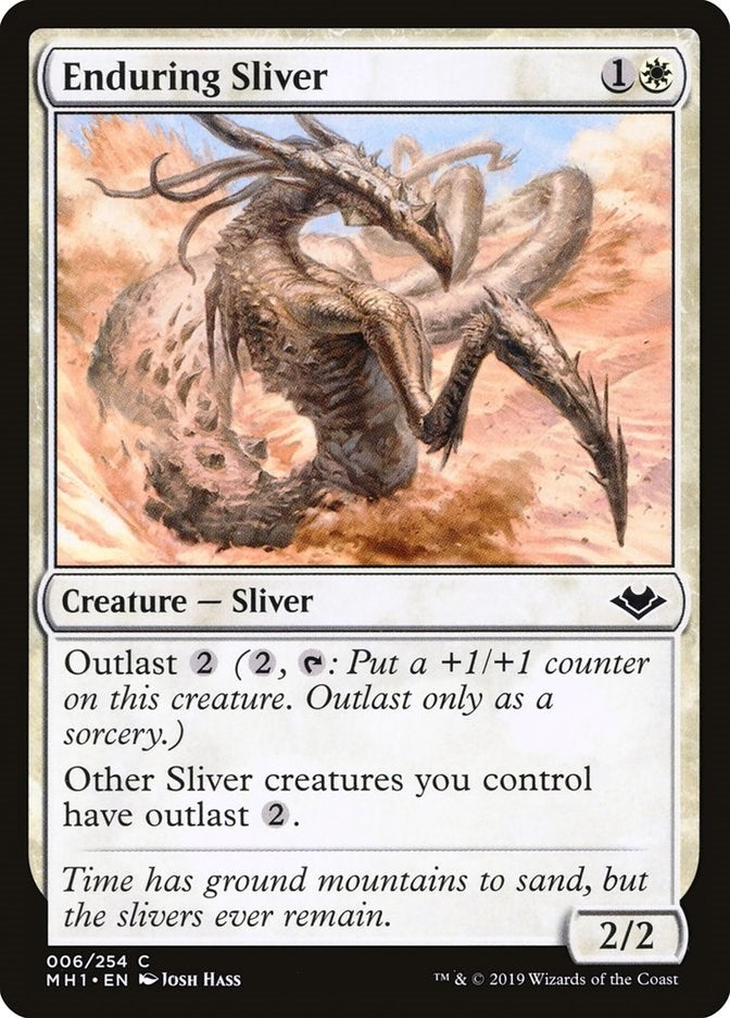 Image for Enduring Sliver (6) [Modern Horizons] - Magic: The Gathering