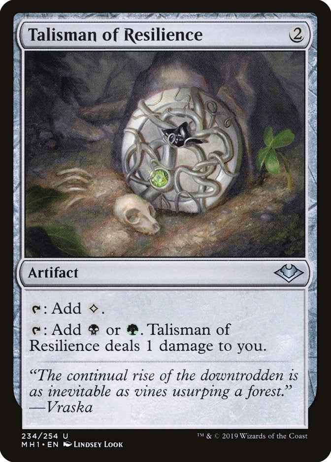 Image for Talisman of Resilience (234) [Modern Horizons] - Magic: The Gathering