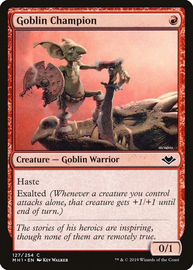 Image for Goblin Champion (127) [Modern Horizons] - Magic: The Gathering