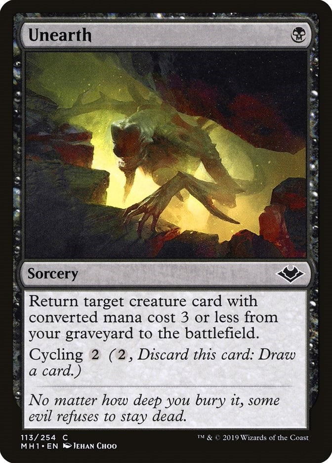 Image for Unearth (113) [Modern Horizons] - Magic: The Gathering