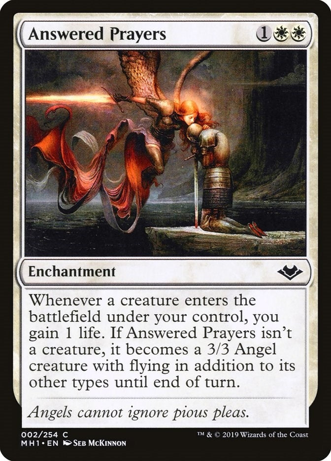 Image for Answered Prayers (2) [Modern Horizons] - Magic: The Gathering