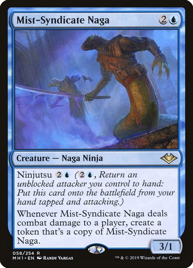 Image for Mist-Syndicate Naga (58) [Modern Horizons] - Magic: The Gathering