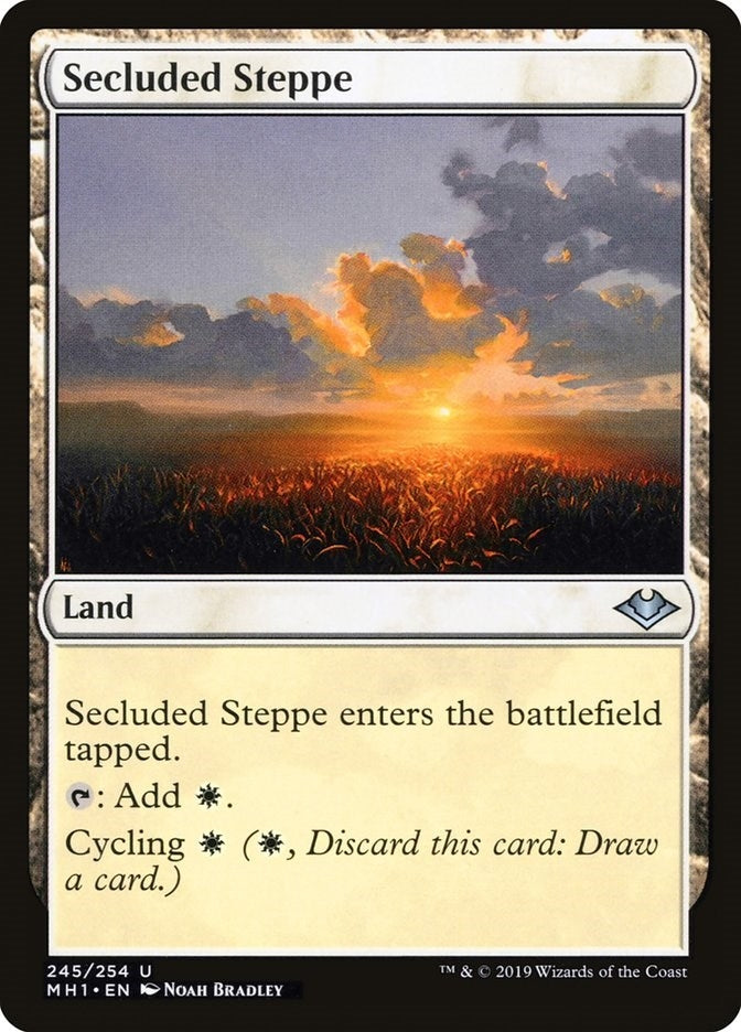 Image for Secluded Steppe (245) [Modern Horizons] - Magic: The Gathering