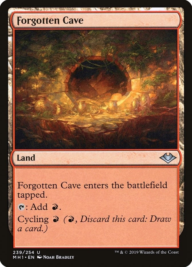 Image for Forgotten Cave (239) [Modern Horizons] - Magic: The Gathering