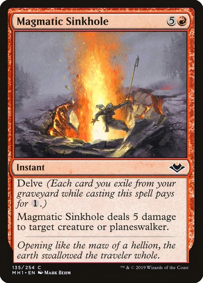 Image for Magmatic Sinkhole (135) [Modern Horizons] - Magic: The Gathering