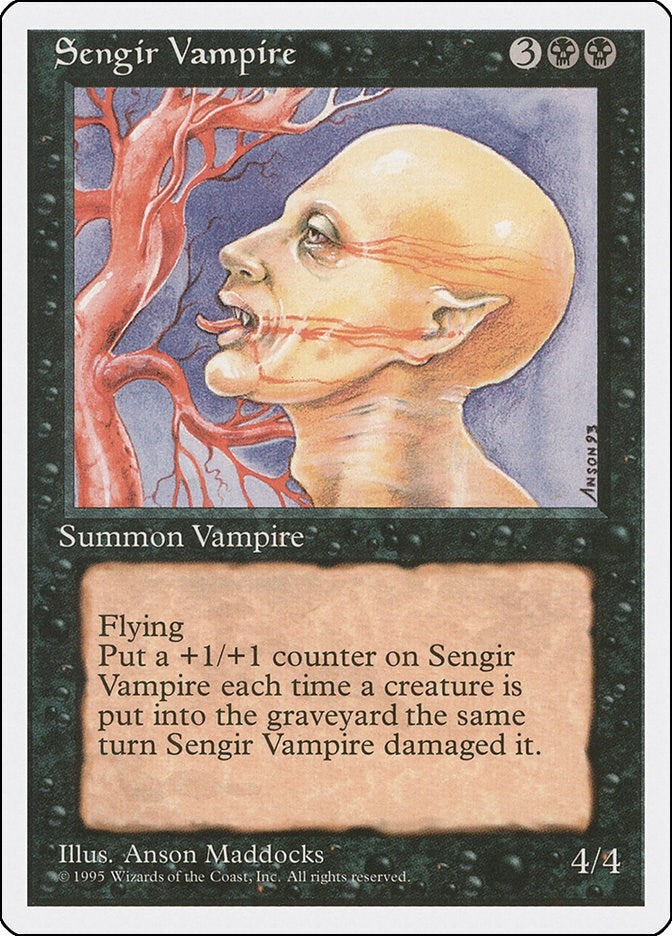 Image for Sengir Vampire [Fourth Edition] - Magic: The Gathering