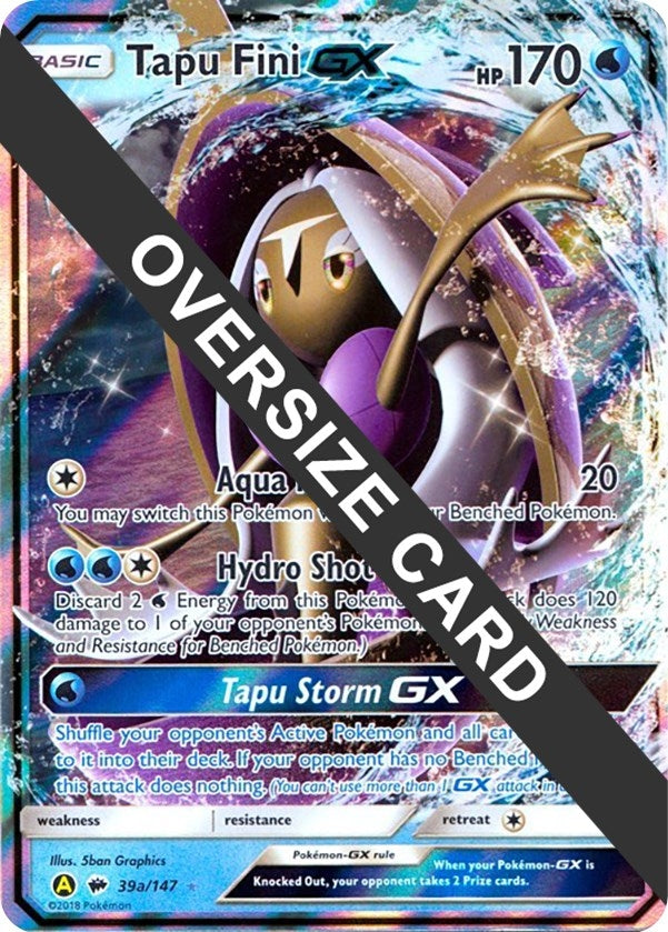 Image for Tapu Fini GX - 39a/147 (039a/147) [Jumbo Cards] - Pokemon