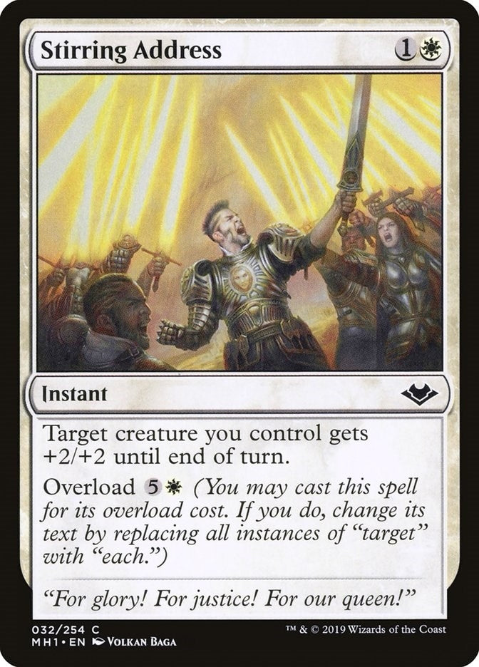 Image for Stirring Address (32) [Modern Horizons] - Magic: The Gathering