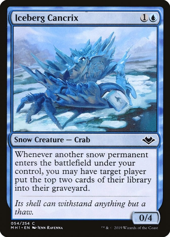 Image for Iceberg Cancrix (54) [Modern Horizons] - Magic: The Gathering