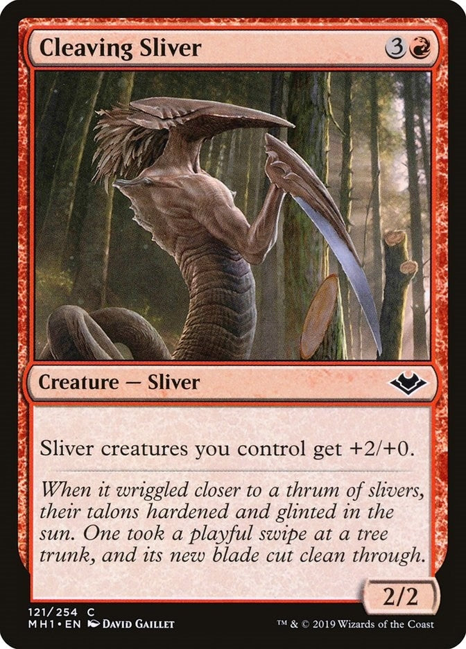 Image for Cleaving Sliver (121) [Modern Horizons] - Magic: The Gathering