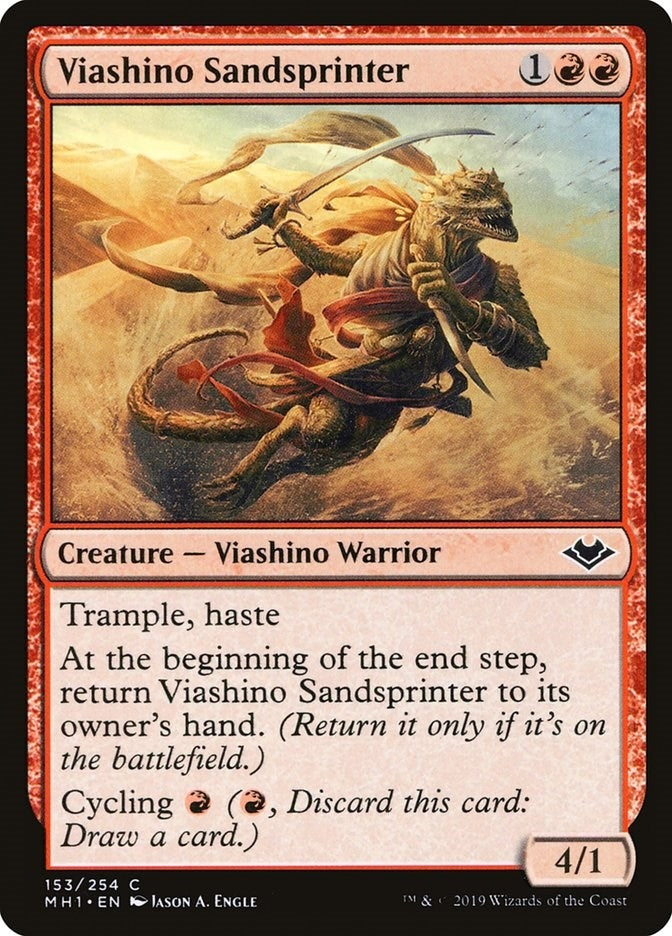 Image for Viashino Sandsprinter (153) [Modern Horizons] - Magic: The Gathering