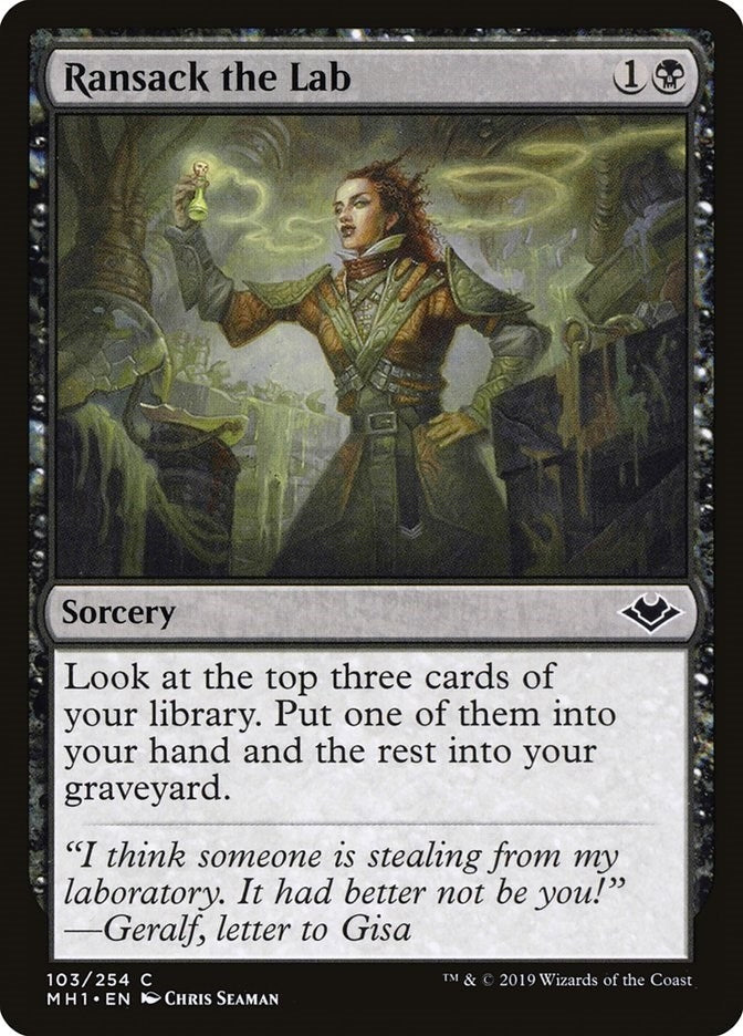 Image for Ransack the Lab (103) [Modern Horizons] - Magic: The Gathering